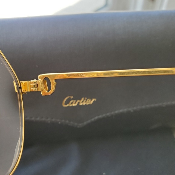 Cartier Aviator Santos Sunglasses Iconic - Picture 3 of 7